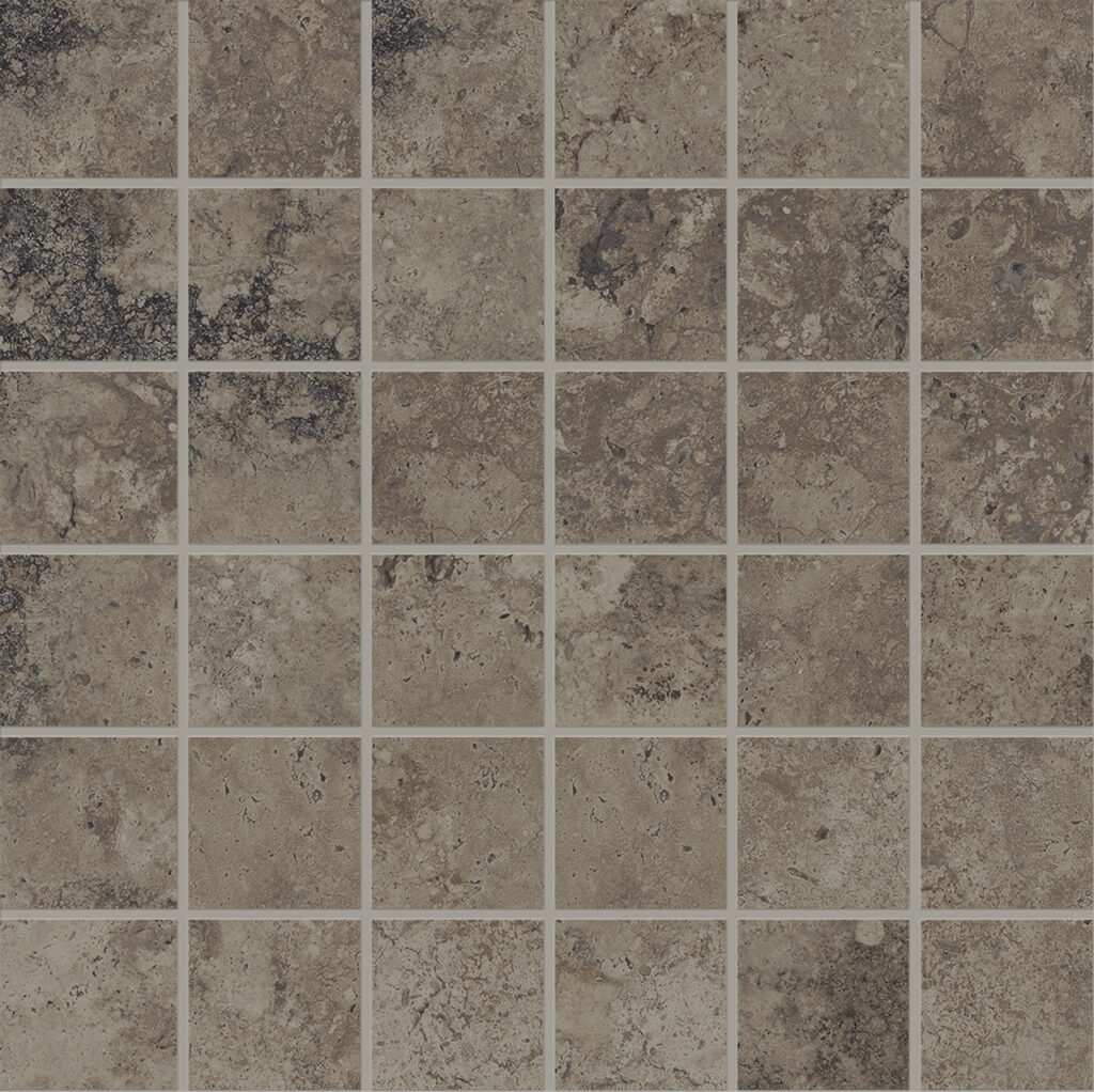 Мозаика PROVENZA Unique Travertine Mosaico 5X5 Ancient Chocolate Naturale 30×30