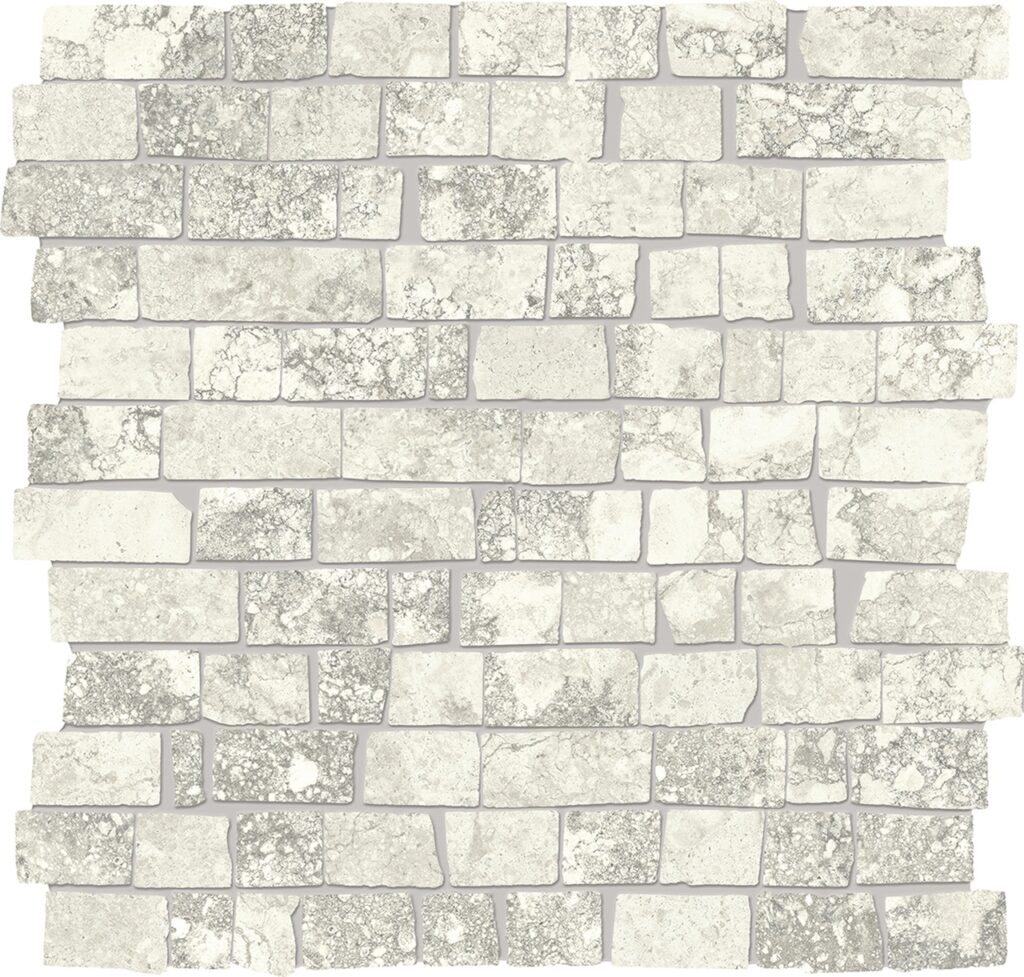 Мозаика PROVENZA Unique Travertine Mosaico Mini Block Ancient White Naturale 30×30
