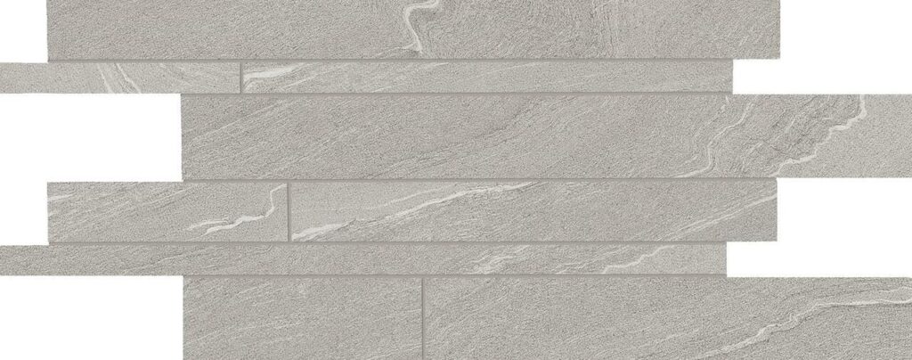 Мозаика ERGON Stone Talk Listelli Sfalsati Martellata Grey Naturale 30×60