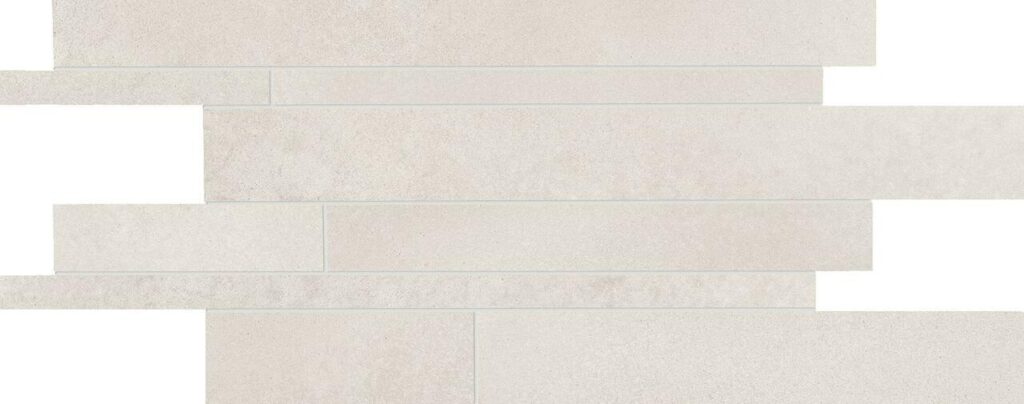 Мозаика ERGON Tr3nd Listelli Sfalsati Concrete White 30×60