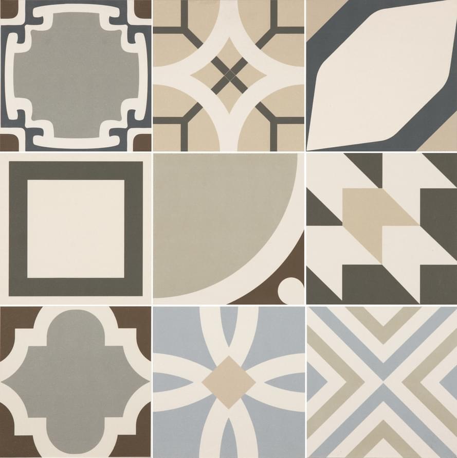 Керамогранит EMIL Be-square BEDECOR CONCRETE MIX 20×20 9,5 мм ED06