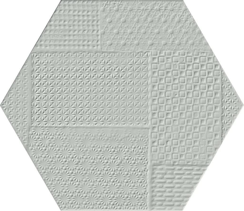 Керамогранит EMIL Sixty ESAGONA TIMBRO SALVIA SILKTECH  18,2×21 9,5 мм EKN6
