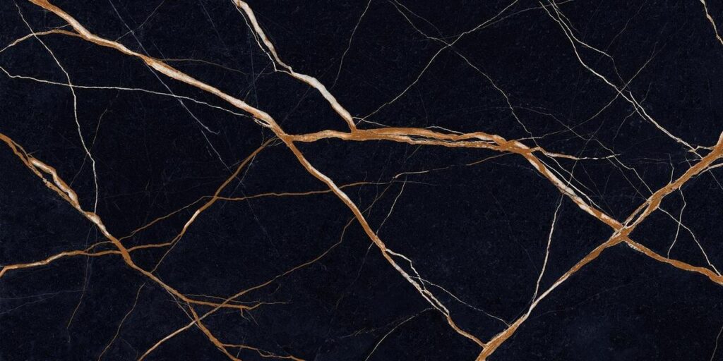 Керамогранит PROVENZA Unique Marble SAHARA NOIR SILKTECH EKS9 60×120 9,5 мм