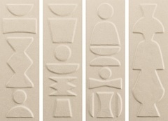 Плитка 41ZERO42 Nok Totem Ivory 6,5×20