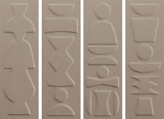 Плитка 41ZERO42 Nok Totem Taupe 6,5×20
