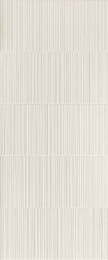 Плитка ATLAS CONCORDE 3D Wall Plaster Barcode White 50×120 50×120