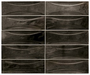Плитка EQUIPE HANOI ARCO BLACK ASH 6,5×20