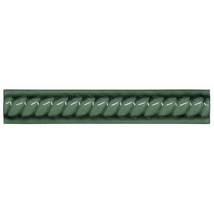 Плитка ADEX TRENZA PB C/C VERDE OSCURO 2.5 X 15 2,5×15