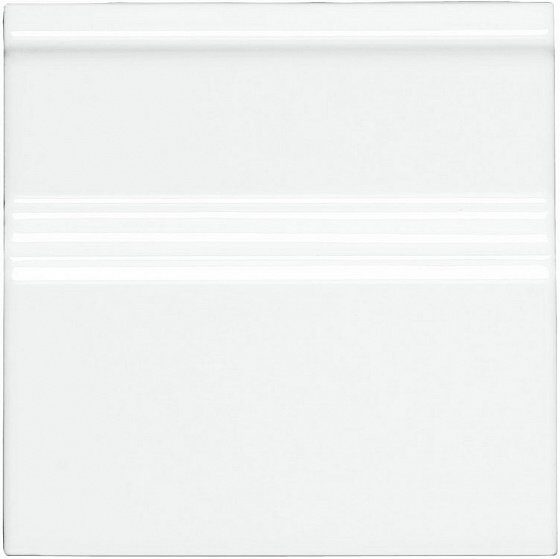 Плитка ADEX RODAPIE CLASICO BLANCO Z 15 X 15 15×15