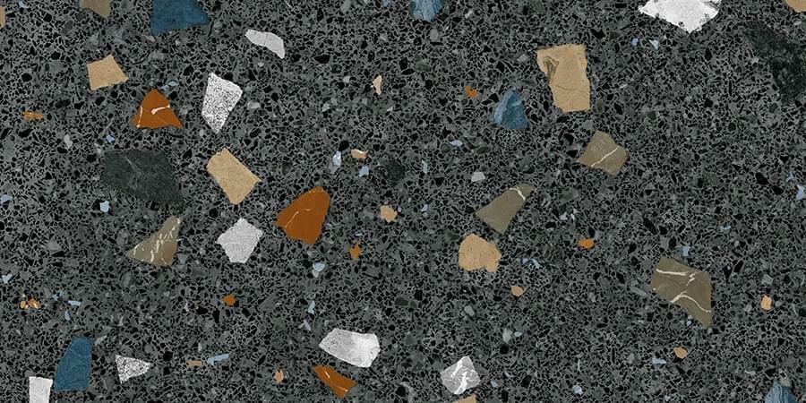 Керамогранит ARCANA  STRACCIATELLA-R GRAFITO 60х120 см 60×120