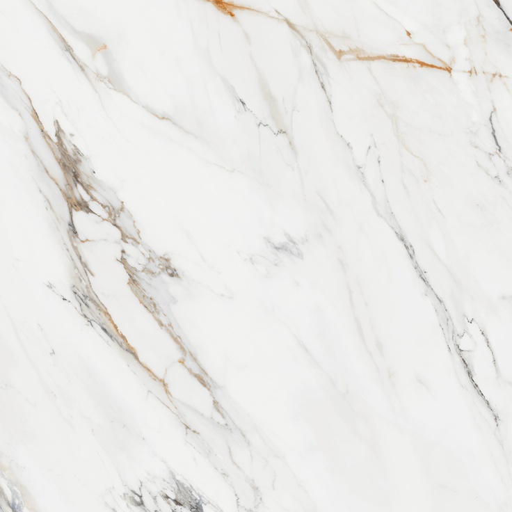 Керамогранит Porcelanite DOS  FIRENZE 1842 CALACATTA GOLD RET 100×100 см 100×100