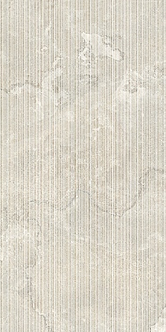 Керамогранит ITALGRANITI DORSET BIANCO CROSS CUT RIBBED SQ.120×60 60×120