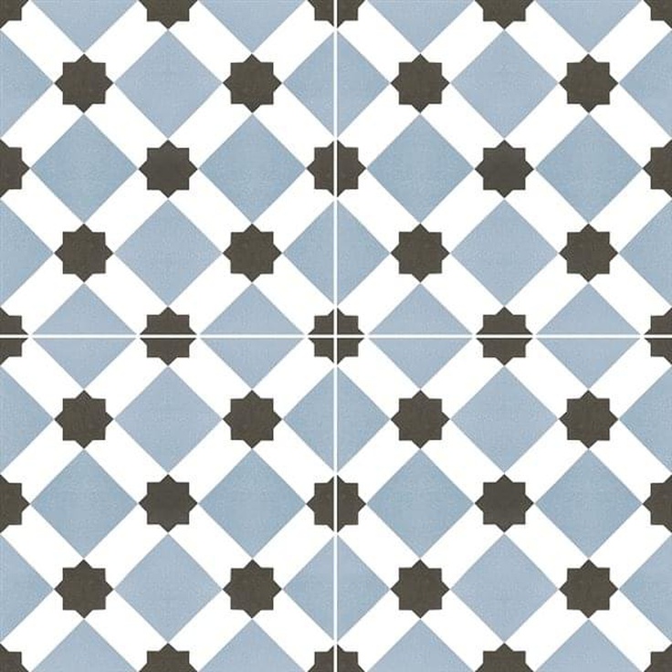 Керамогранит DUAL GRES CHIC HOWARD BLUE 44,5×44,5 см 44,5×44,5