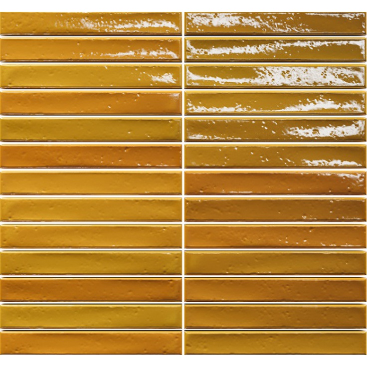 Мозаика SHORT STICK MUSTARD CRACKLE 29,2×29,5 см (элемент 2х15 см) 29,2×29,5