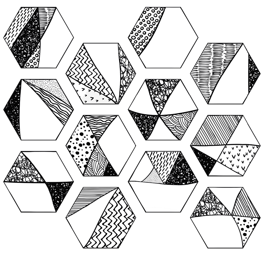 Керамогранит ITT CERAMIC Comic Hexa  23,2×26,7