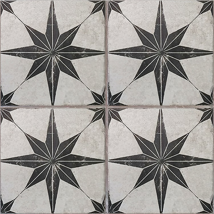 Керамогранит ETILI SERAMIK Scintilla Black Pre-cut 45×45
