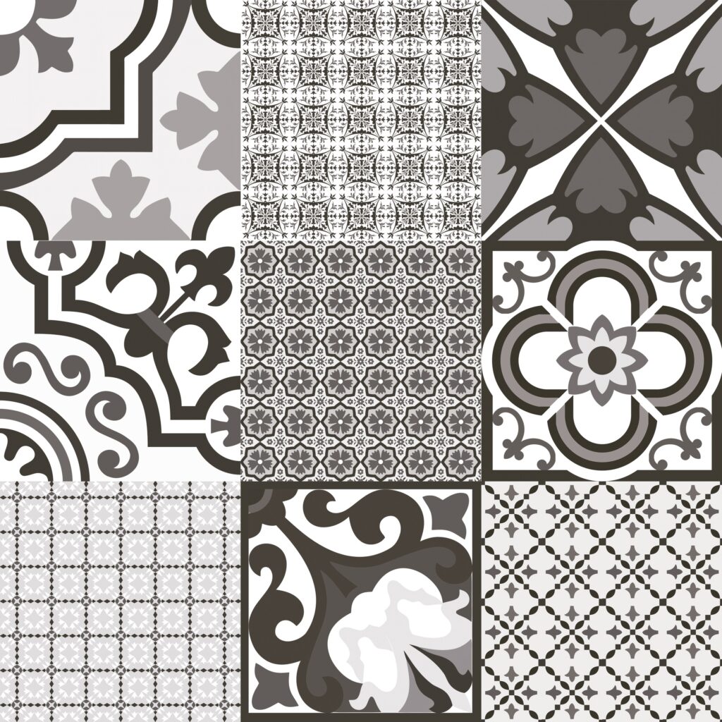 Керамогранит El MOLINO Logos Negro Satin 58×58