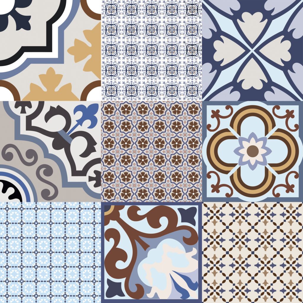 Керамогранит El MOLINO Logos Azul Satin 58×58
