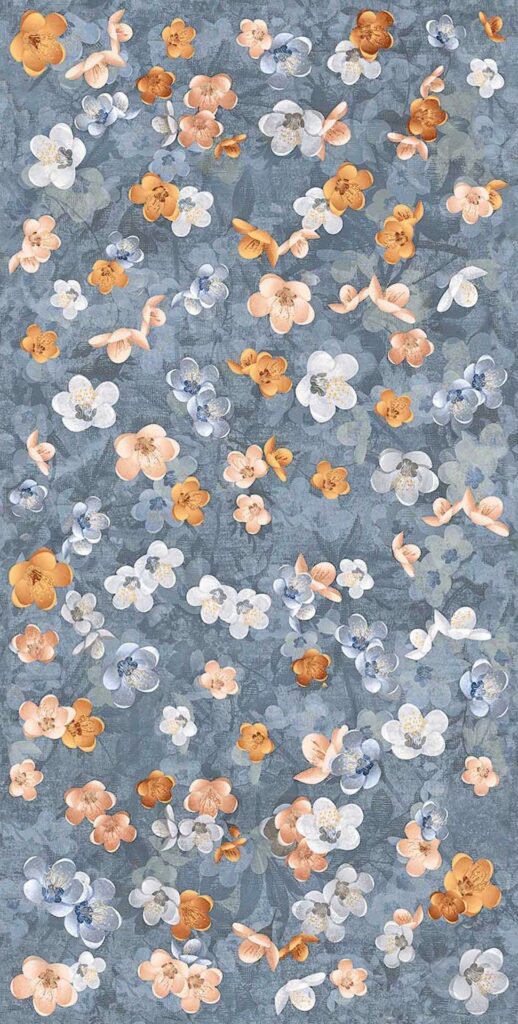 Керамогранит PIEMME CERAMICHE Homey 05275 Bloom Blue Nat/Ret 60×120