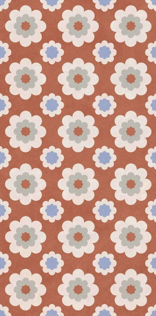 Керамогранит PIEMME CERAMICHE Homey 05241A Flower Cotto Nat/Ret 60×120