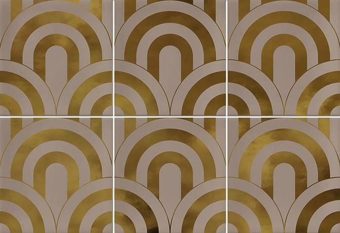 Плитка VIVES Hanami Takada Nuez Oro 23×33,5