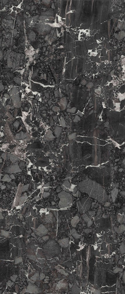 Керамогранит FLORINA CERAMICS  Slab Nero Breccia Honed 120×278