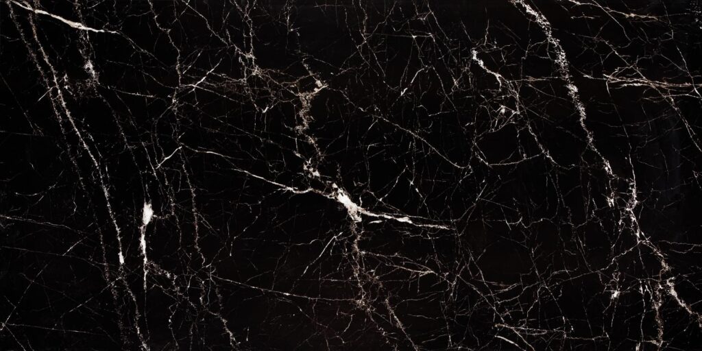 Керамогранит VARMORA Marble Alcantra Nero High Gloss 120×240
