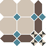 Керамогранит Top Cer PARIS Stand.(Oct.01, Dot 11, Loz.29, Tr.1/4 14+16) 24,7х24,7 см