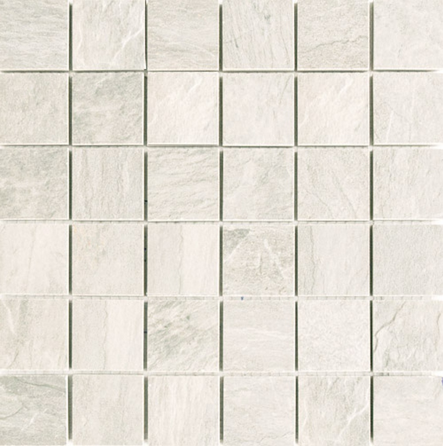 Керамогранит Florim Ardoise Blanc Grip Mosaico 5×5 30×30