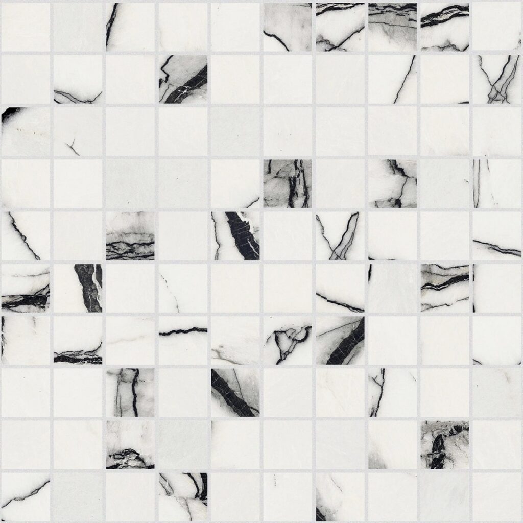 Керамогранит Florim B&W Marble Breach Mat Mosaico 3×3 30×30