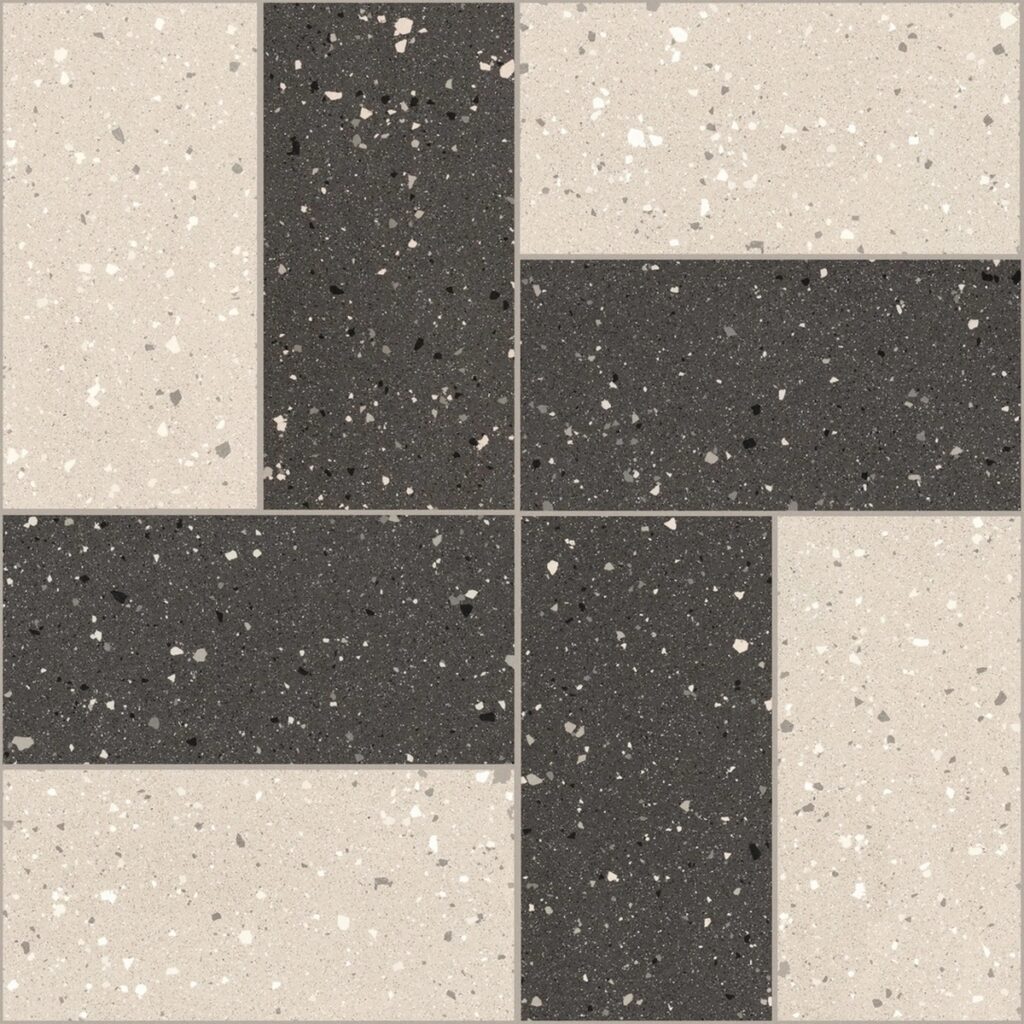 Керамогранит Florim Earthtech Dec.Twist Carbon Flakes Glossy Pumice Flakes Comfort 30×30