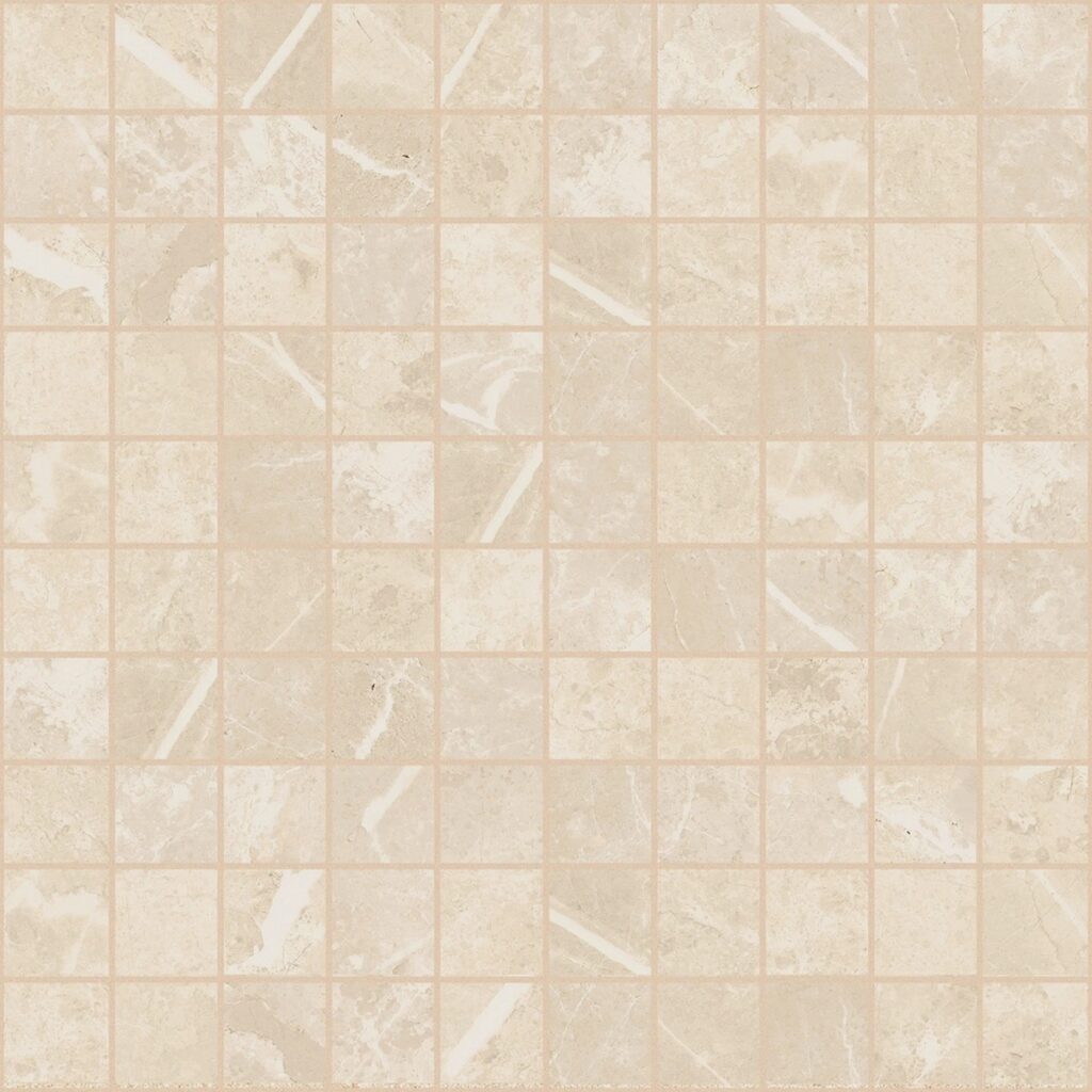 Керамогранит Florim Elemental Stone Cream Dolomia 3×3 Mos Lucido 30×30