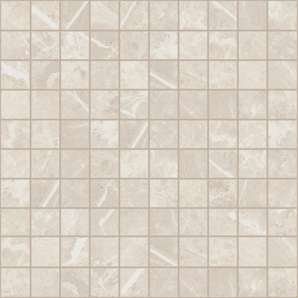 Керамогранит Florim Elemental Stone White Dolomia 3×3 Mos Lucido 30×30