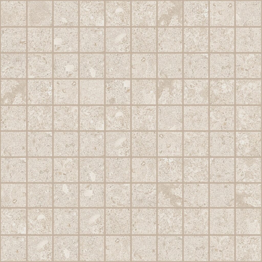 Керамогранит Florim Elemental Stone White Limestone 3×3 Mos Lucido 30×30
