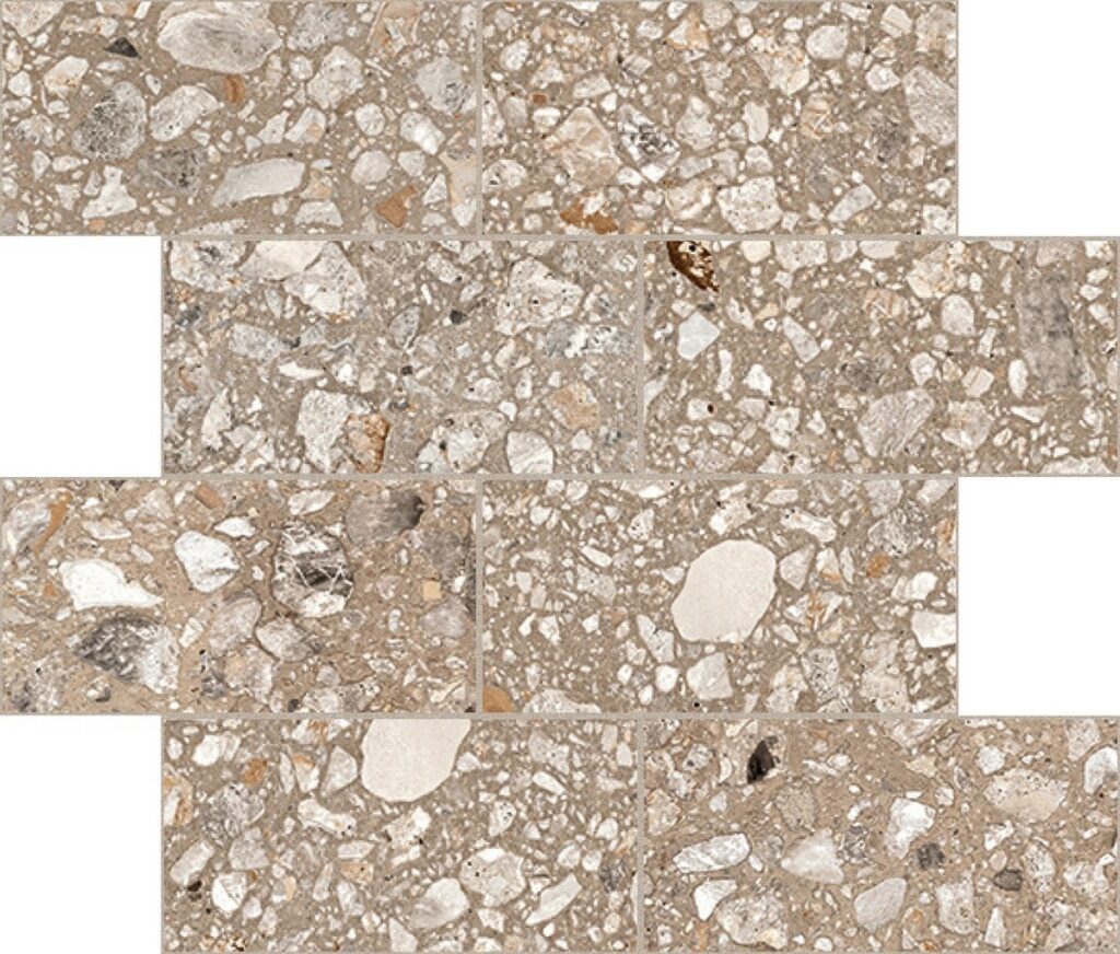 Керамогранит Florim Match Up Cerim Cookie Mix Comfort 6 Mm Muretto 7.5×15 30×30