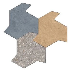 Керамогранит Florim Match Up Cerim Decoro Shapes 10 Mm On Demand 48.3×50