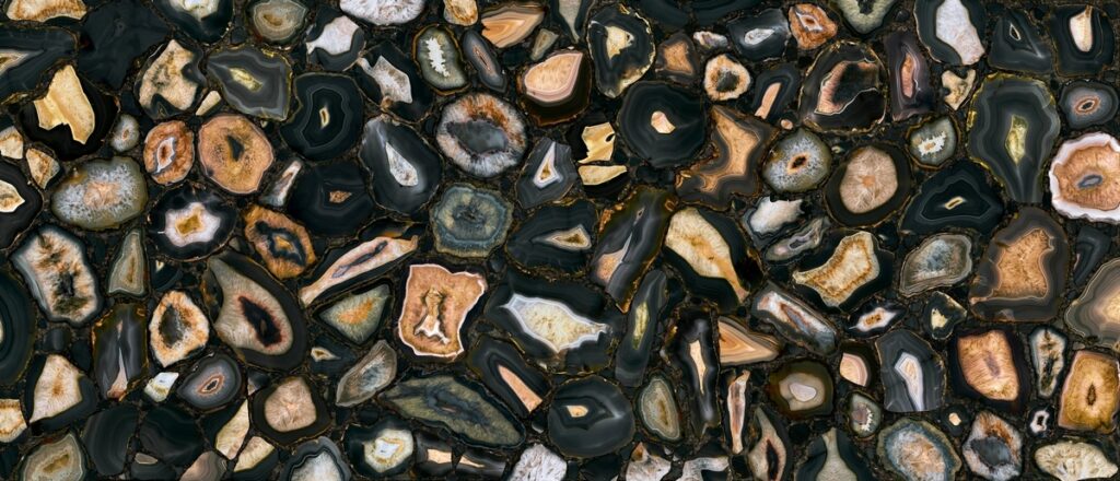 Керамогранит Florim Mystic Luxe Black Sea Gold Glo6 Mm 120×280