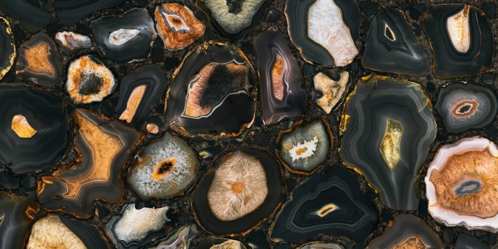 Керамогранит Florim Mystic Luxe Black Sea Gold Glossy 6 Mm 60×120