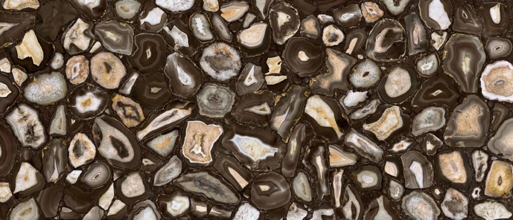 Керамогранит Florim Mystic Luxe Umber Gold Glossy 6 Mm 120×280