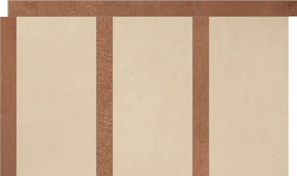 Керамогранит Florim Sensi Terre Cotone+Mattone Nat Tappeto 55×32