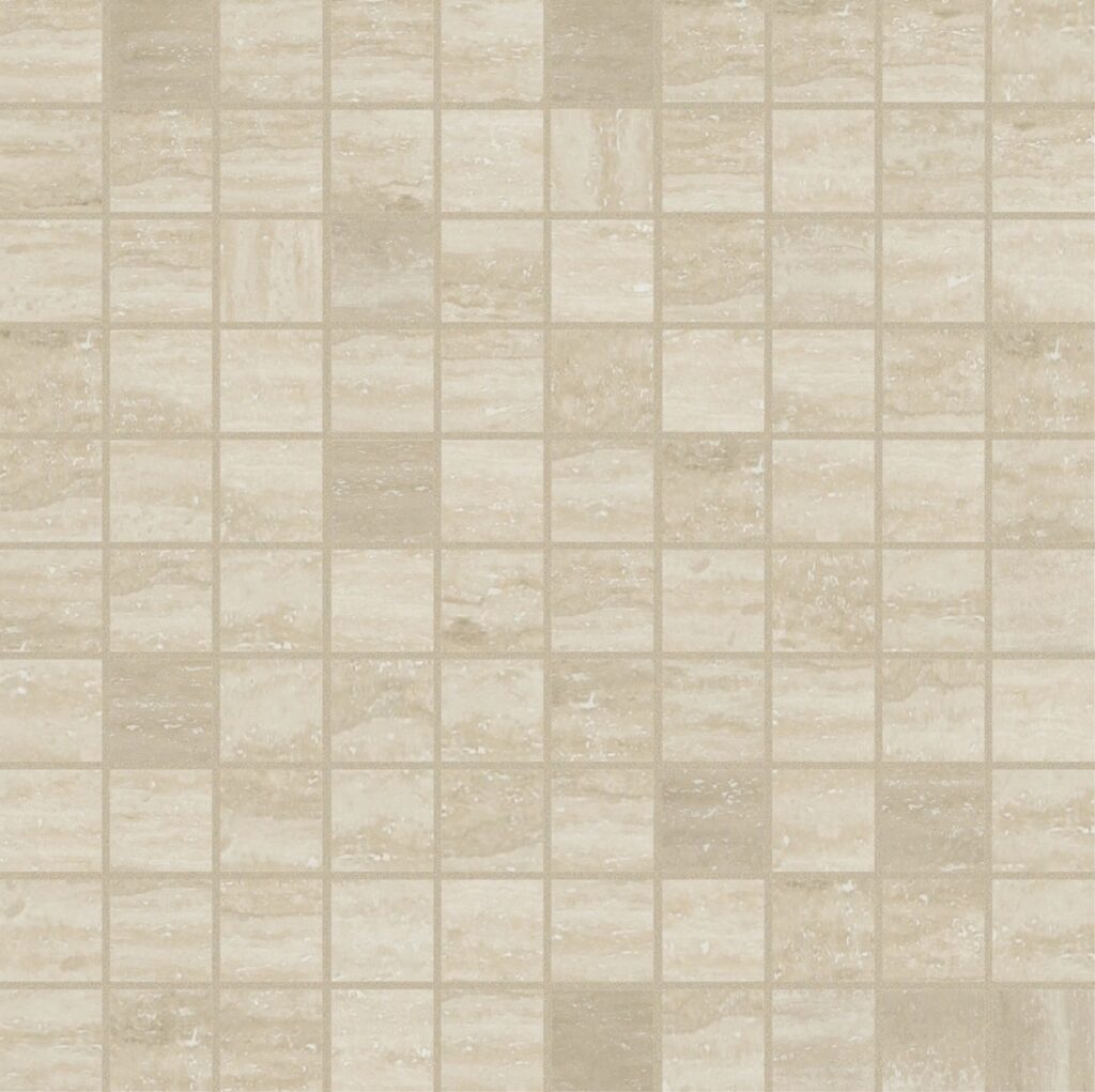 Керамогранит Florim Timeless Travertino 3×3 Mosaico Lucido 30×30