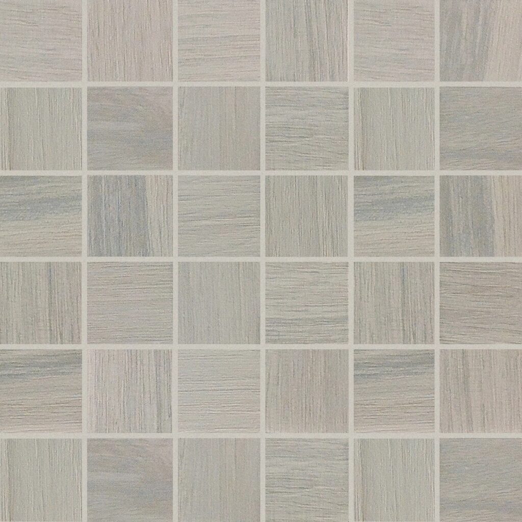 Керамогранит Florim Wooden Tile Gray Mosaico Sfalstato Nat 5×5 30×30