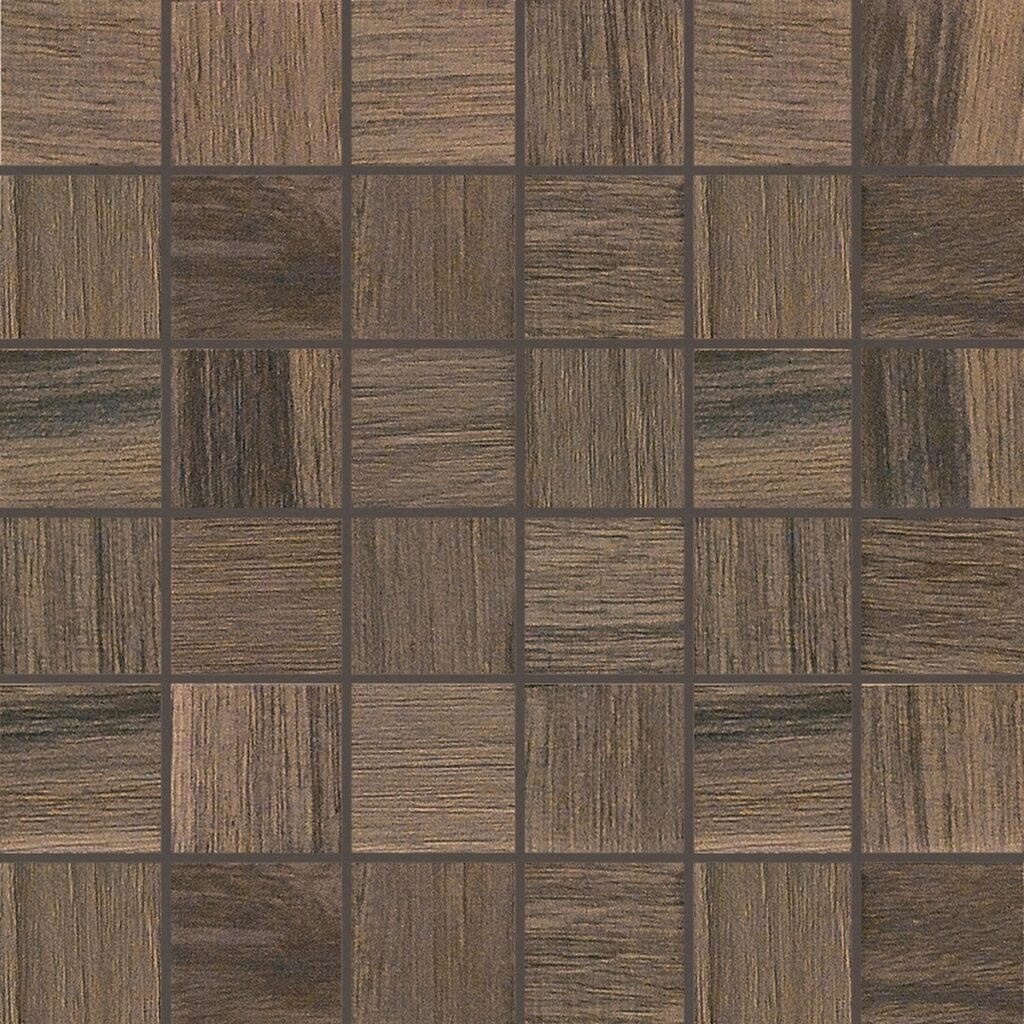 Керамогранит Florim Wooden Tile Walnut Mosaico Sfalstato Nat 5×5 30×30