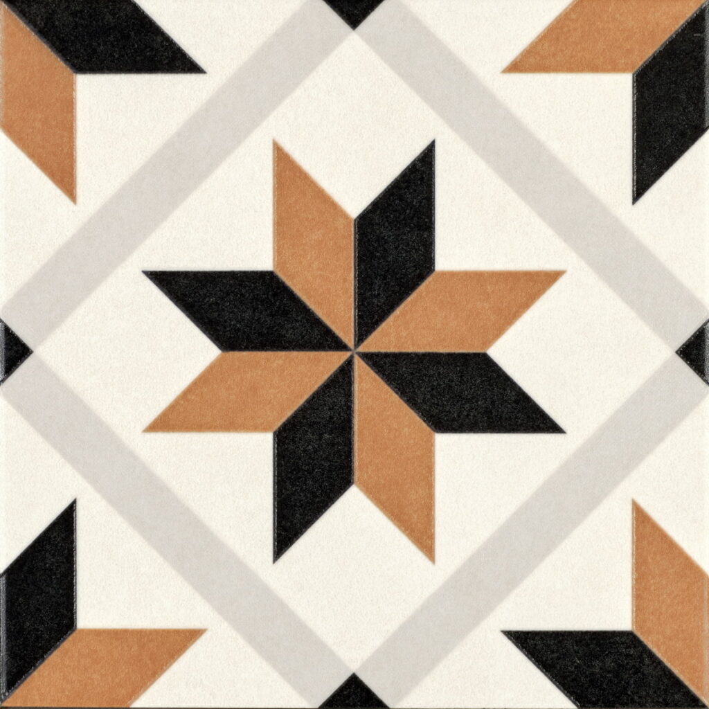 Керамогранит Motto Levels Orange Decor 1036 20×20