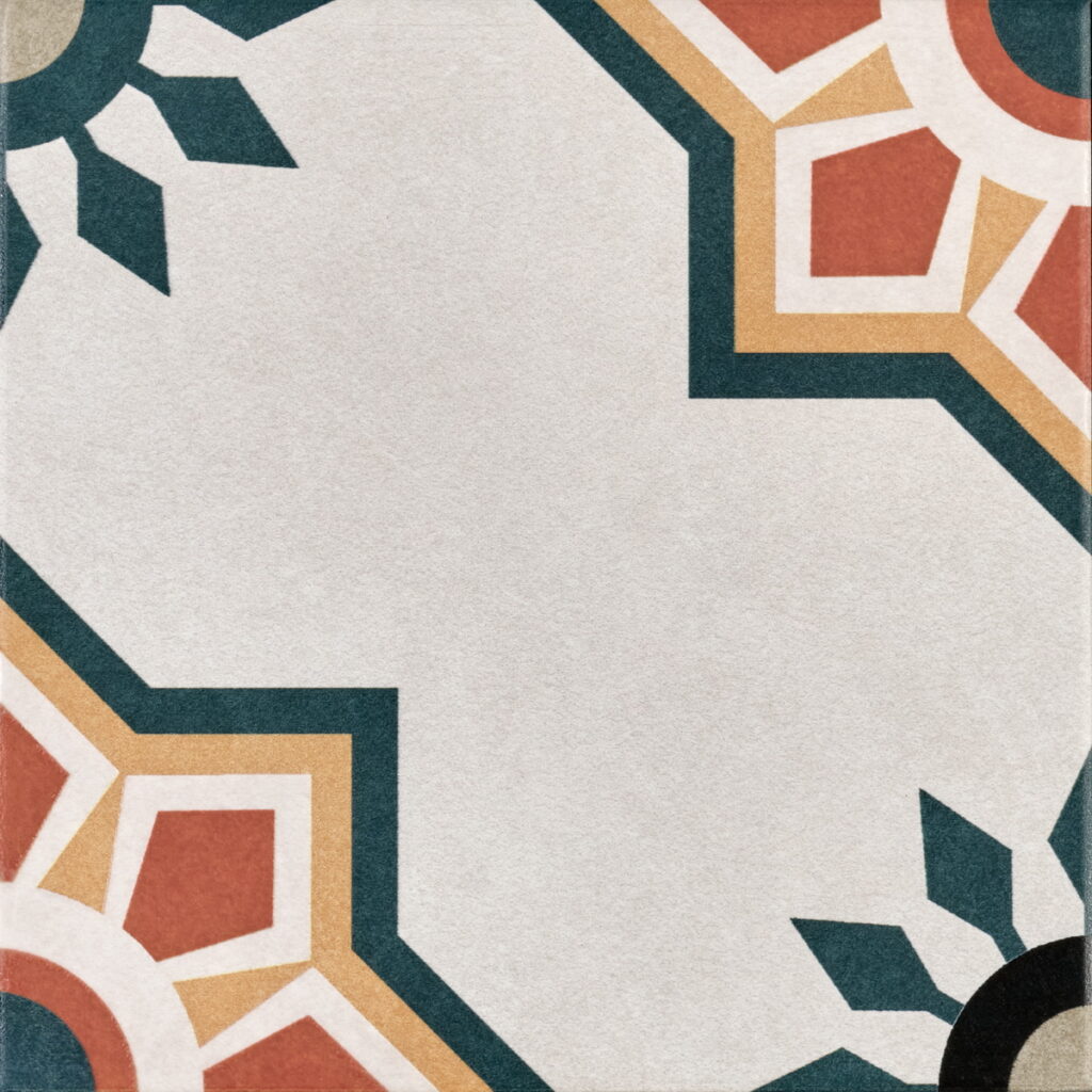 Керамогранит Motto Levels White Decor 1019 20×20