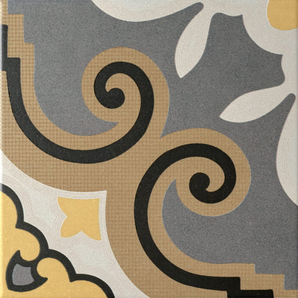 Керамогранит Motto Midnight Decor Matt 20×20