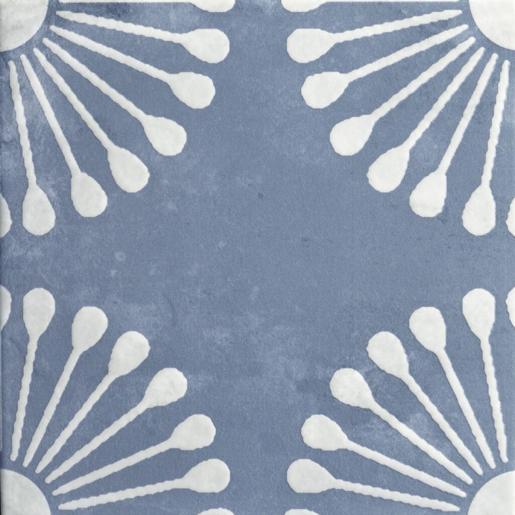 Керамогранит Motto Palmas Blue Decor 1 20×20