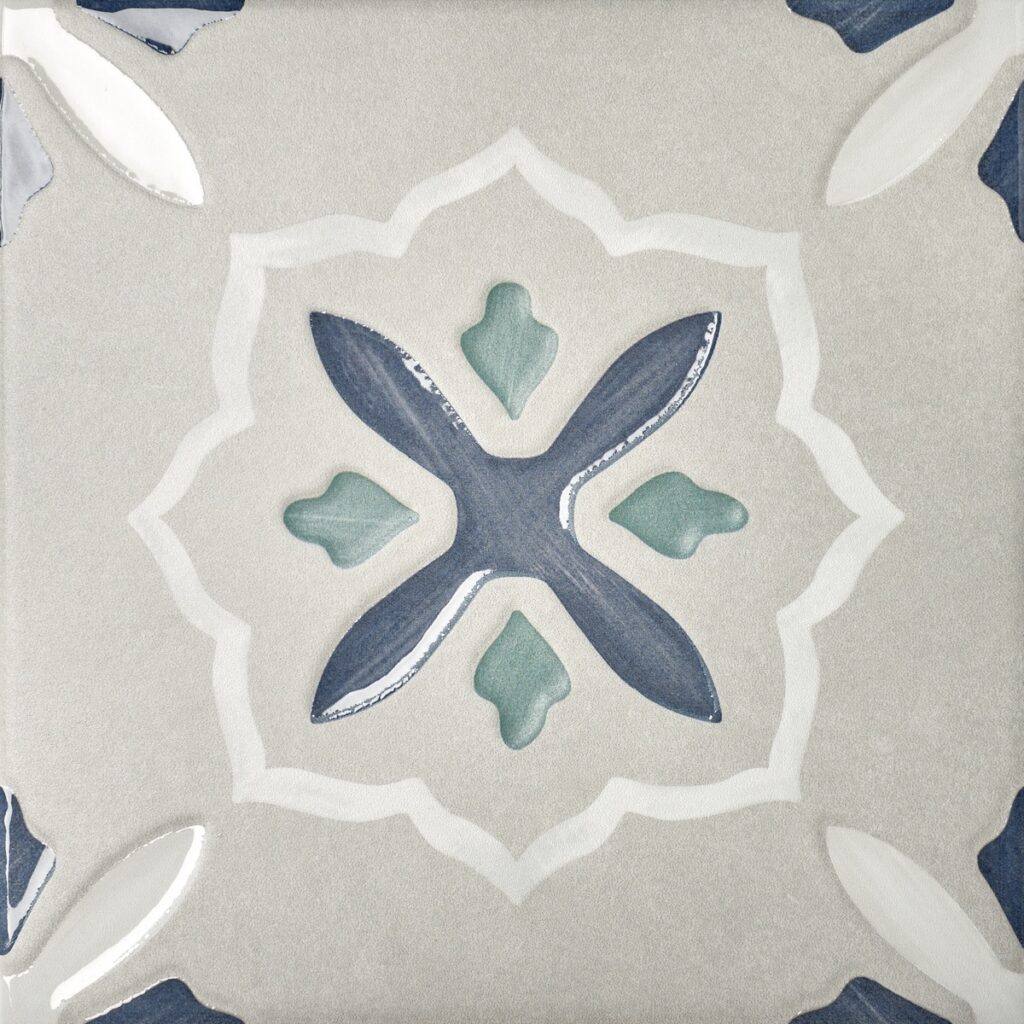 Керамогранит Motto Velvet Gris Decor 1 20×20