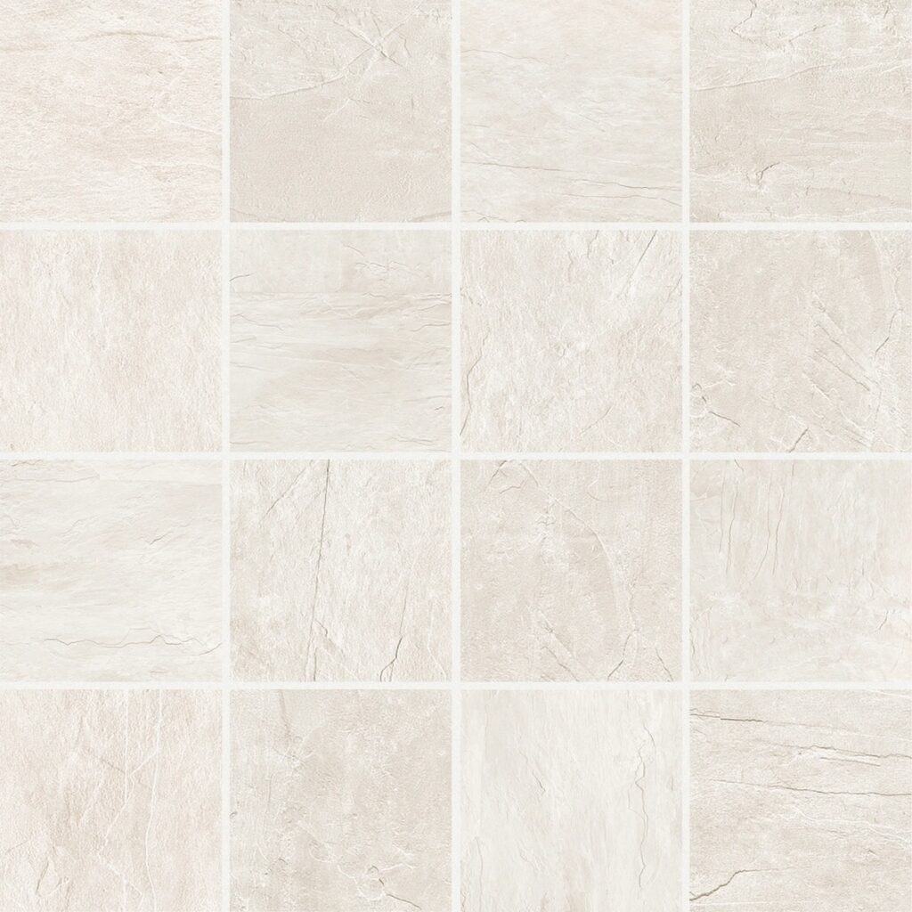 Керамогранит Rex Ardoise Blanc 7.5×7.5 6mm 30×30 Mosaico