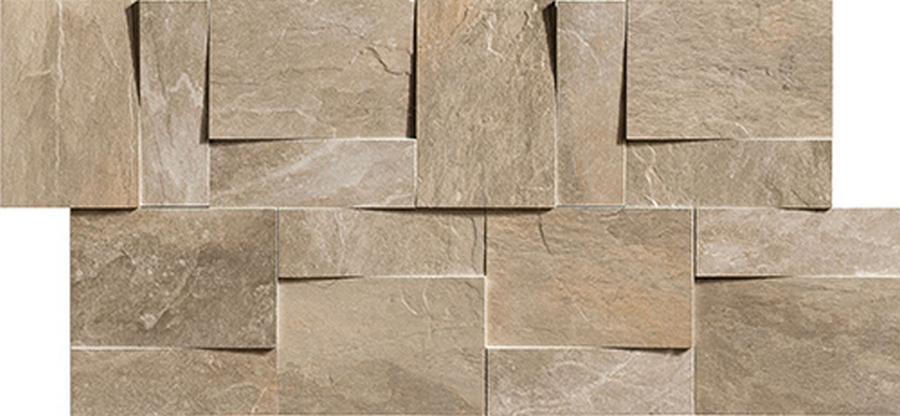 Керамогранит Rex Ardoise Modulo Muretto 3d Ecru 30×30